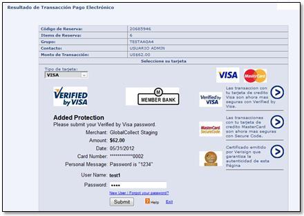 Pagos por Global Collect